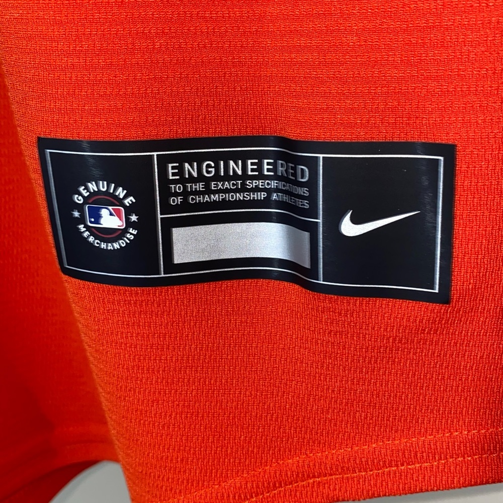 NIKE STITCHED MLB JERSEY ASTROS JOSH REDDICK #22 NWT - Picture 5 of 8